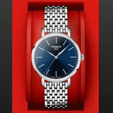 【TISSOT 天梭 官方授權】EVERYTIME 簡約時尚石英腕錶 畢業禮物 送禮 推薦(T1432101104100)