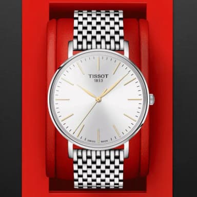 【TISSOT 天梭 官方授權】EVERYTIME 簡約時尚石英腕錶 畢業禮物 送禮 推薦(T1434101101101)