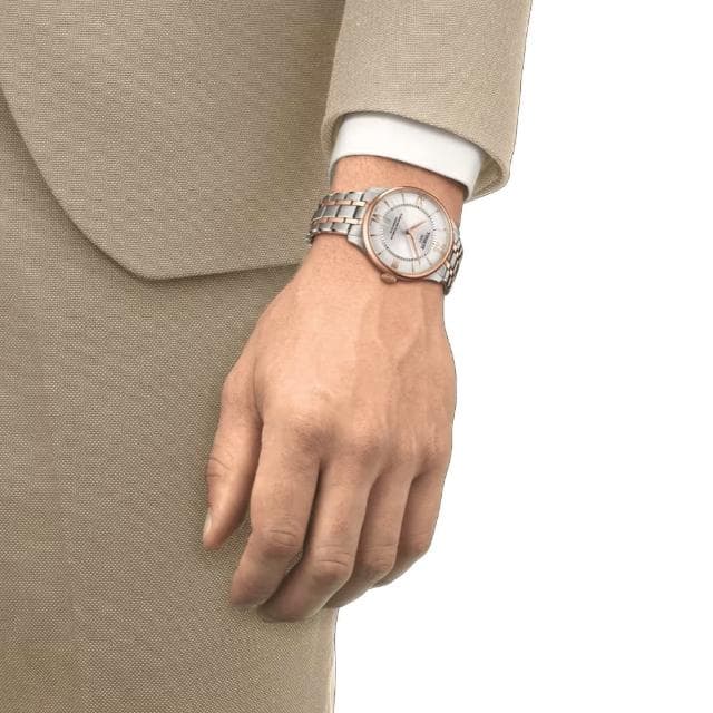 【TISSOT 天梭 官方授權】杜魯爾 時尚機械對錶 母親節 禮物 推薦(T1398072203800+T1392072203800)