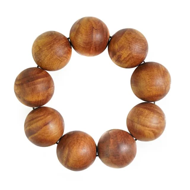 【開運方程式】台灣梢楠手珠30mm油路閃花(避邪擋煞、開運手鍊佛珠)