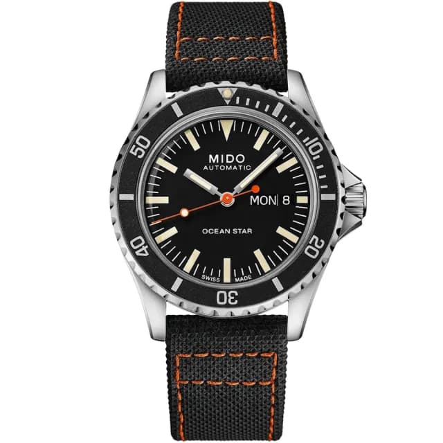 【MIDO 美度 官方授權】Ocean Star海洋之星水鬼75週年特別版機械套錶組 情人節 禮物(M0268301105100)