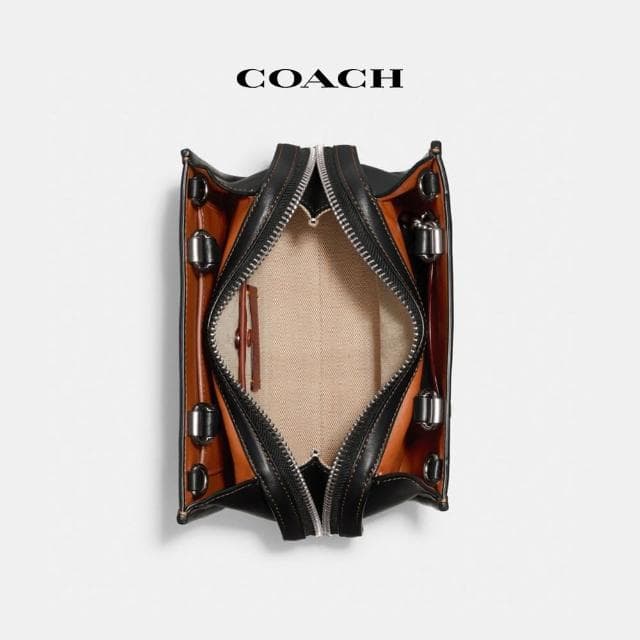 【COACH】蔻馳官方直營 ROGUE20手袋-LH/黑色(CH364)