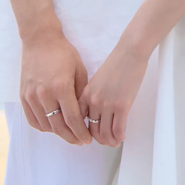 【MoonDy】母親節禮物 結婚戒指 情侶戒指 訂婚戒指 對戒 求婚戒指 純銀戒指 鑽石戒指 可調式戒指 男戒指 女