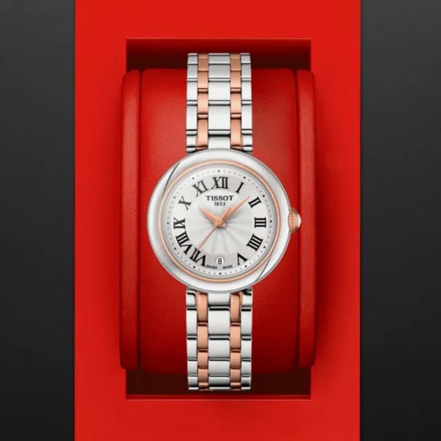 【TISSOT 天梭 官方授權】BELLISSIMA 都會時尚石英腕錶 畢業禮物 送禮 推薦(T1260102201301)