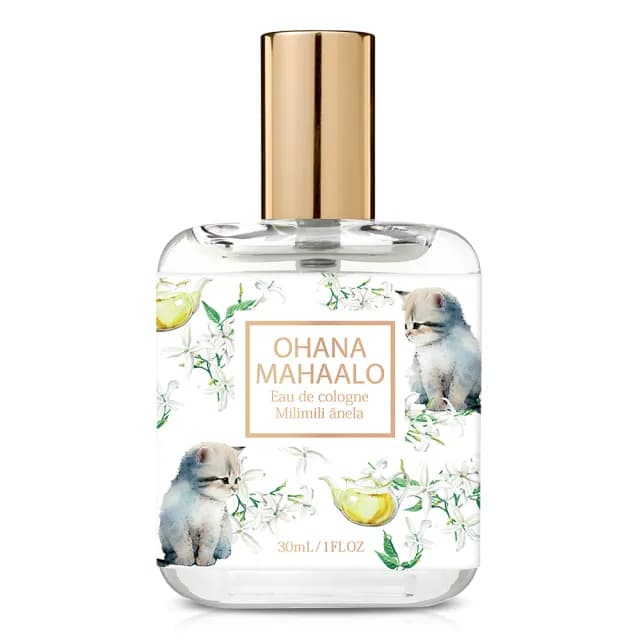 【OHANA MAHAALO】小貓茉莉輕香水30ml(專櫃公司貨)
