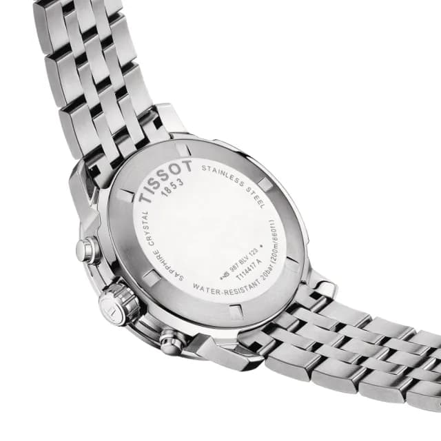 【TISSOT 天梭 官方授權】PRC 200 三眼計時石英腕錶 畢業禮物 送禮 推薦(T1144171105700)