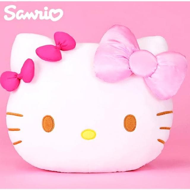 【TDL】凱蒂貓HELLO KITTY抱枕玩偶午睡枕午安枕靠墊靠枕50週年款 892679(生日禮物 聖誕節)