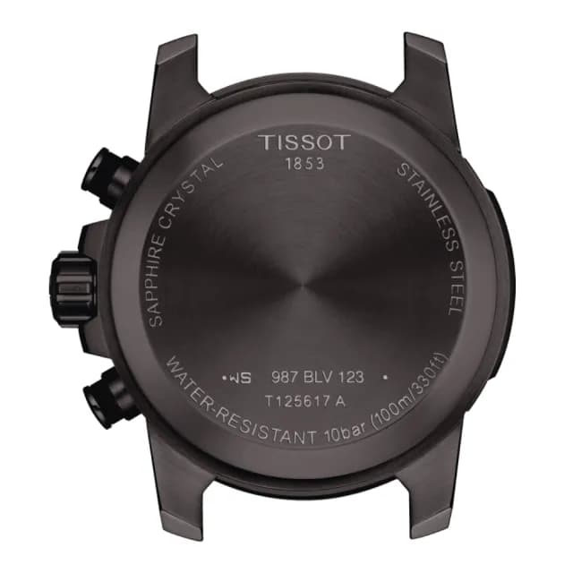 【TISSOT 天梭 官方授權】SUPERSPORT CHRONO 三眼計時石英腕錶 雙11 特惠 推薦(T1256173305100)