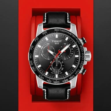 【TISSOT 天梭 官方授權】SUPERSPORT CHRONO 三眼計時石英腕錶 畢業禮物 送禮 推薦(T1256171605100)