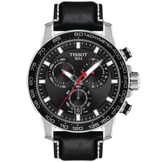 【TISSOT 天梭 官方授權】SUPERSPORT CHRONO 三眼計時石英腕錶 畢業禮物 送禮 推薦(T1256171605100)