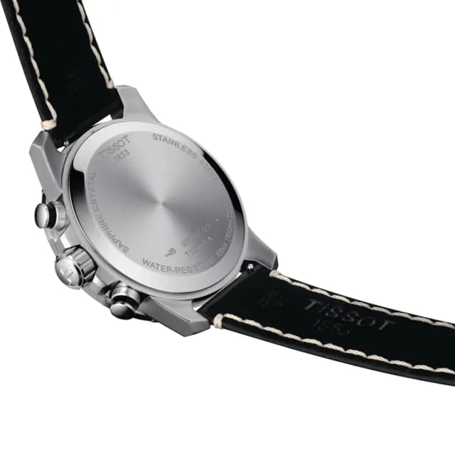 【TISSOT 天梭 官方授權】SUPERSPORT CHRONO 三眼計時石英腕錶 七夕 情人節 送禮 推薦(T1256171605100)