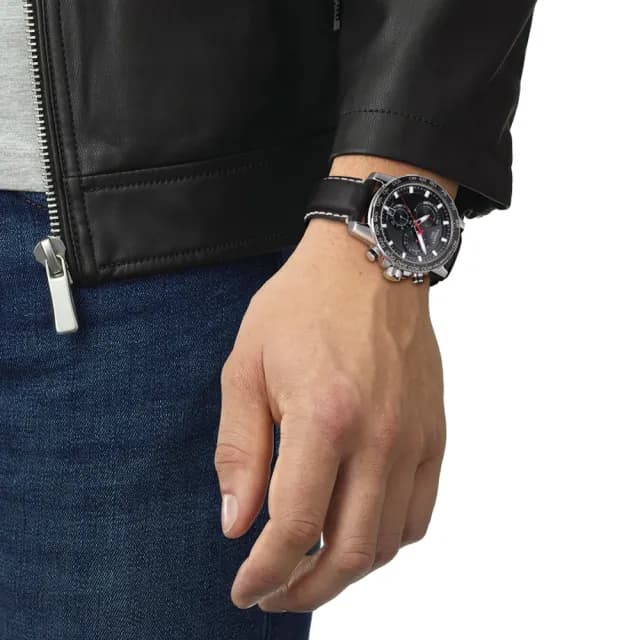 【TISSOT 天梭 官方授權】SUPERSPORT CHRONO 三眼計時石英腕錶 畢業禮物 送禮 推薦(T1256171605100)
