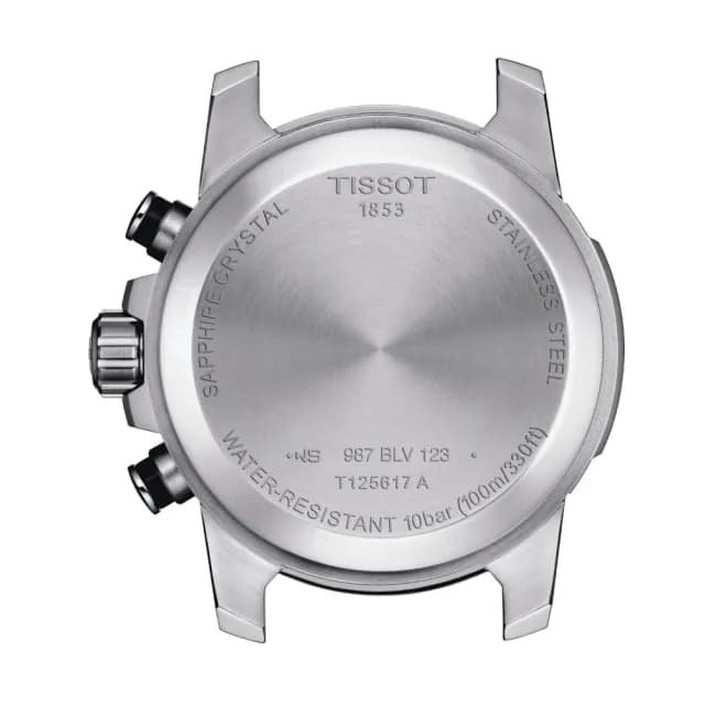【TISSOT 天梭 官方授權】SUPERSPORT CHRONO 三眼計時石英腕錶 畢業禮物 送禮 推薦(T1256171105100)