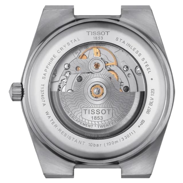【TISSOT 天梭 官方授權】PRX系列 80小時動力儲存機械腕錶 七夕 情人節 送禮 推薦(T1374071104100)
