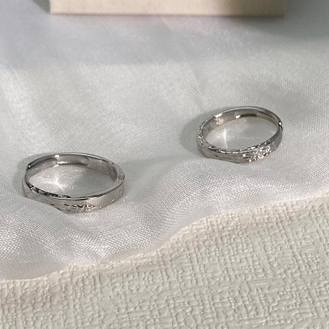 【KT DADA】可調節戒指 情人節禮物 送男友 送女友  紀念禮物 指環 對戒 純銀戒指 情侶對戒 情侶 個性戒指