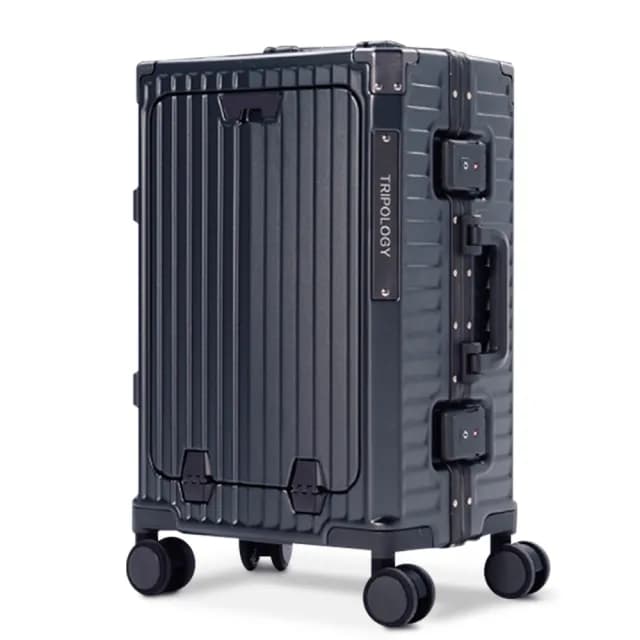 【Tripology】俐落快取前開式行李箱 - 26吋(黑/白/灰)