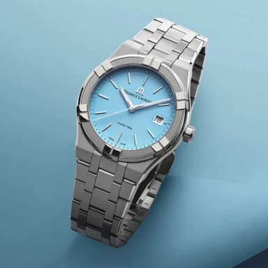 【Maurice Lacroix 艾美錶】AIKON 系列 夏日特別版日期手錶-40mm 禮物 送禮(AI1108-SS002-431-1)
