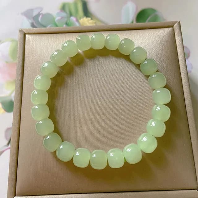 【MoonDy】雙11 包包 手串 手鍊 女生手鍊 和田玉平安扣 如意吊墜 開運手鍊 串珠手鍊 和田玉手串