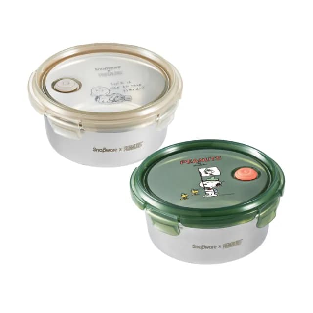 【CorelleBrands 康寧餐具】SNOOPY不鏽鋼保鮮盒720ml(兩款任選)