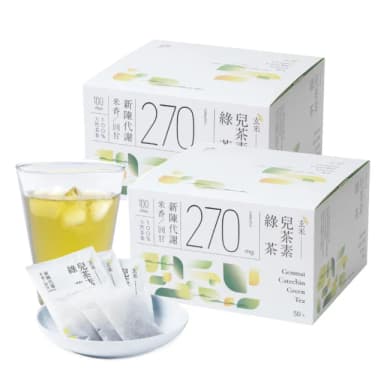 【發現茶】玄米兒茶素綠茶100包(50包x2盒;mo獨家/米香濃郁/回甘溫潤/促進新陳代謝/30秒冷泡茶/茶包)
