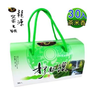 【龍源茶品】杉林溪烏龍高山茶包禮盒3gx30包(高山茶葉/可冷泡茶/附提繩)