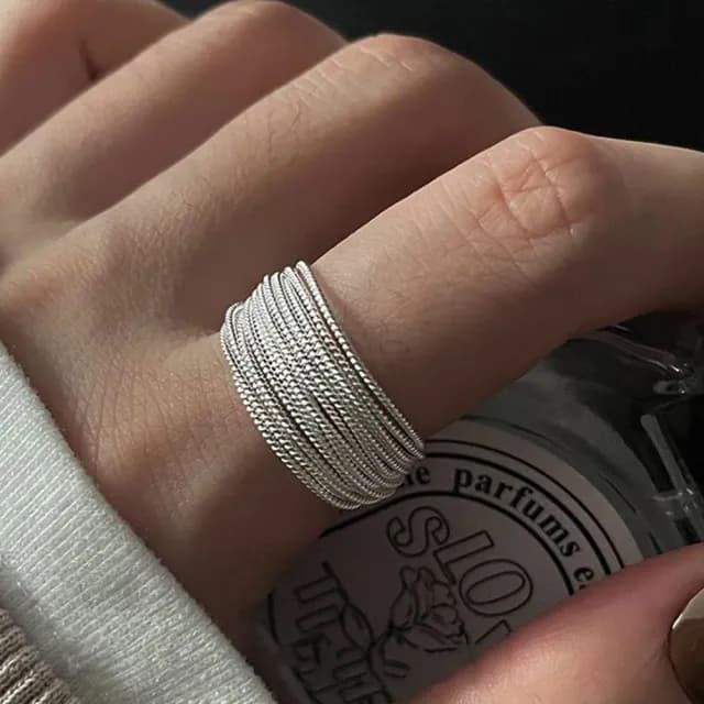 【LEEHER】雙11 女生/戒指/可調節戒指/情人節禮物/女友生日禮物/925純銀戒指/戒指女/ins/戒指女