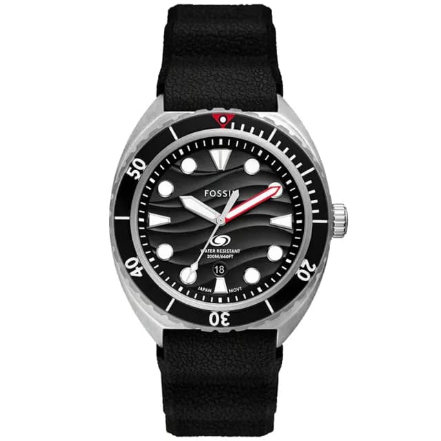 【FOSSIL】Breaker 波浪紋 1970經典潛水手錶-42mm 禮物 送禮 推薦(FS6062)