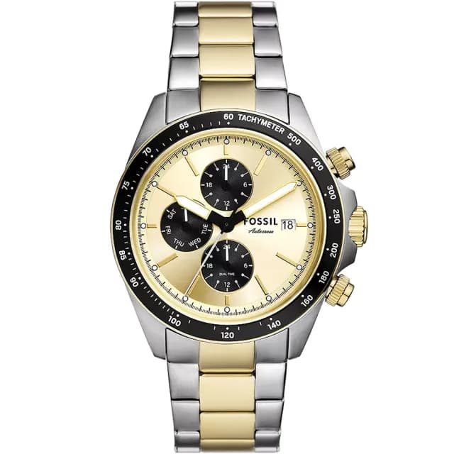 【FOSSIL】Autocross 三眼多功能手錶-42mm 禮物 送禮 推薦(BQ2876)