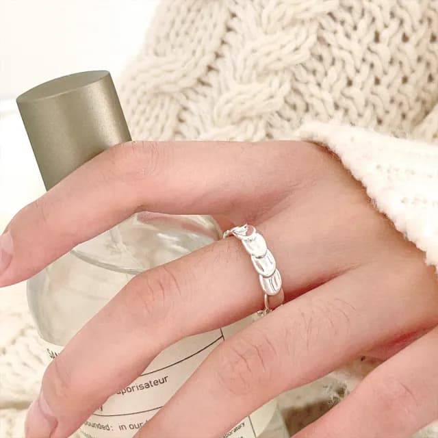 【LEEHER】雙11 寬戒指/戒指/戒指中性/情人節禮物/925純銀戒指/可調式戒指/個性戒指/小禮物/女