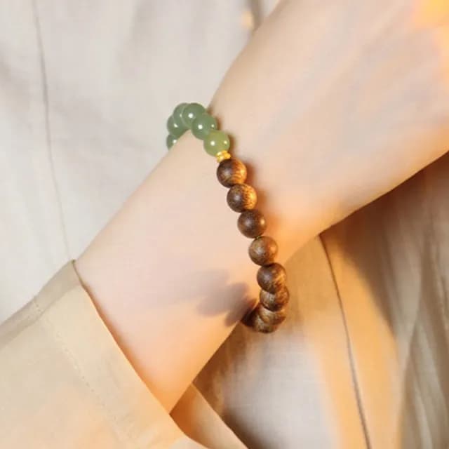 【LEESA】父親節禮物 避邪手鍊\玉石手鍊\佛珠\和田玉手鍊\保平安\玉手串\玉手鍊\文玩手串\送長輩\送閨蜜\復
