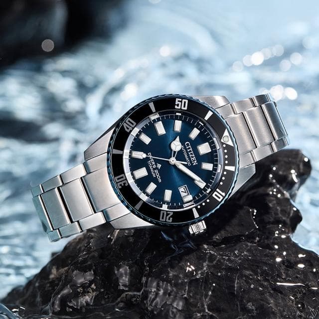 【CITIZEN 星辰】PROMASTER 35週年限定 復刻1977 潛水機械腕錶 禮物 推薦(NB6026-56L)
