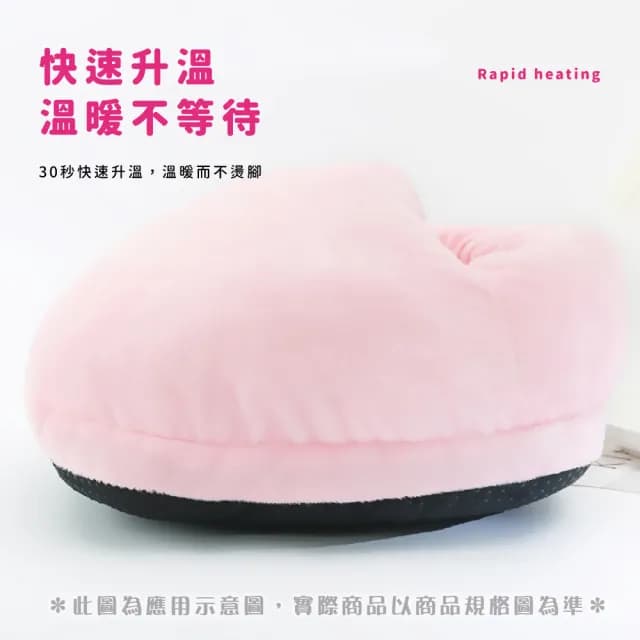 【暖她一整天】草莓大福USB加熱暖腳神器(加熱暖腳器 禦寒流 電熱暖腳寶 保暖神器 冬天 女生 生日禮物)