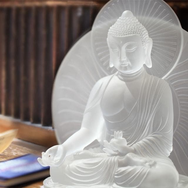 【琉璃工房 LIULI】願願為有情 藥師佛 人物佛像/(送禮/琉璃/禮物/水晶/藝術品/擺飾/禮贈/企業/升官)