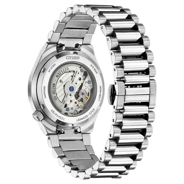 【CITIZEN 星辰】Mechanical系列 TSUYOSA 小秒針機械腕錶 父親節 禮物 送禮 推薦(NK5010-51L)