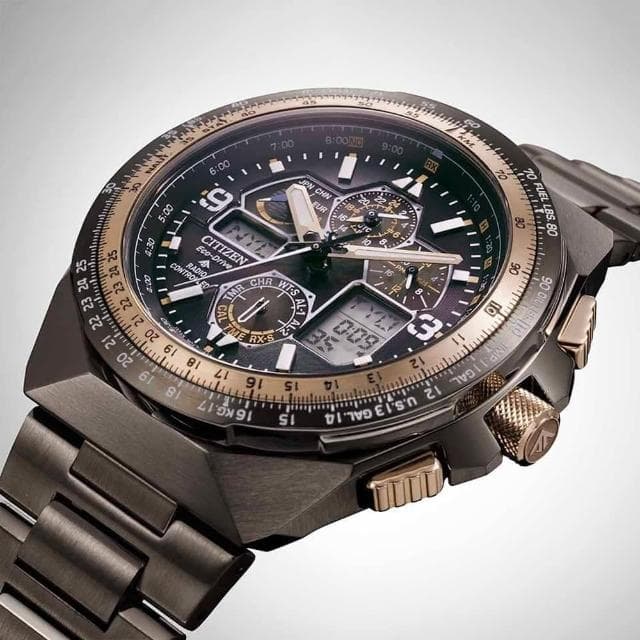 【CITIZEN 星辰】PROMASTER 35週年限定 光動能電波腕錶 母親節 禮物 推薦(JY8146-54E)
