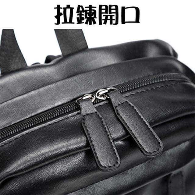 【MoonDy】母親節禮物 男包 後背包 防水包 背包男 電腦背包 大學生書包 筆電後背包 皮革後背包 旅行後背包