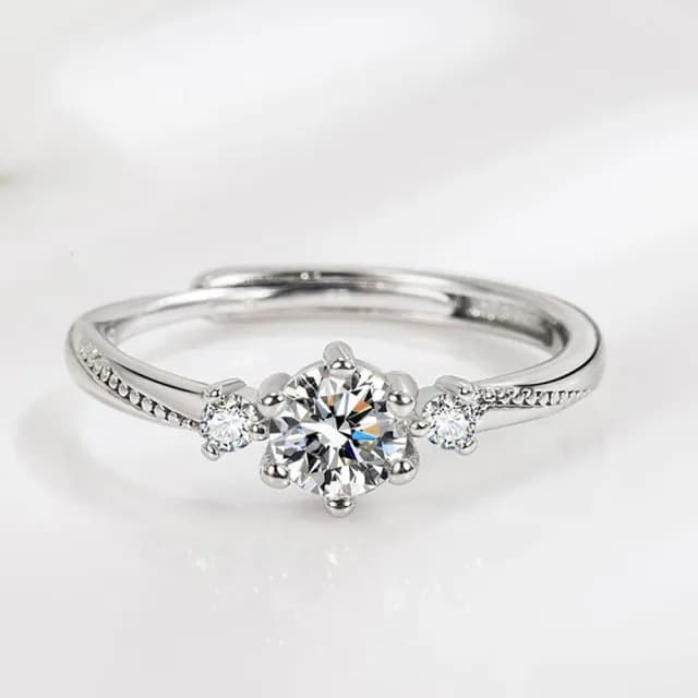 【LEEHER】結婚戒指/鋯石戒指/求婚戒指/對戒/指環/生日禮物/情侶戒指/情侶禮物/情侶對戒/戒指/