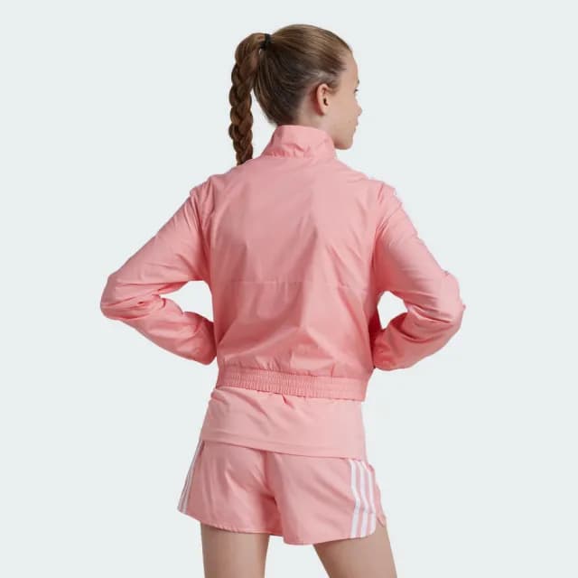 【adidas 愛迪達】TRAIN ESSENTIAL 運動外套 童裝 IV9594