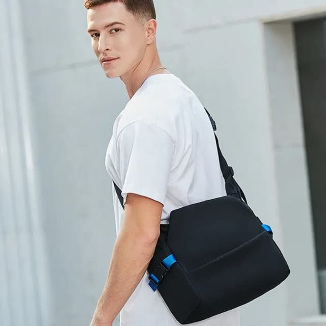 【LEEHER】父親節禮物 斜背包男/運動包包/尼龍包包/大斜背包/男士包包/單肩包/斜挎包/旅行包