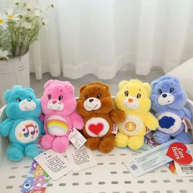 【Care Bears】正版授權愛心小熊玩偶吊飾 鑰匙圈 書包掛飾(兒童禮物 交換禮物)