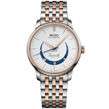 【MIDO 美度】永恆系列 微笑月相 機械腕錶 畢業禮物 送禮 推薦(M0274072201001)