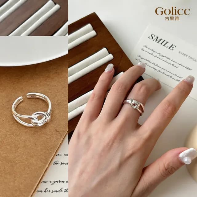 【Golicc】戒指 簡約個性 系列合輯(七夕 情人節 生日 造型戒 食指戒 尾戒 禮物)