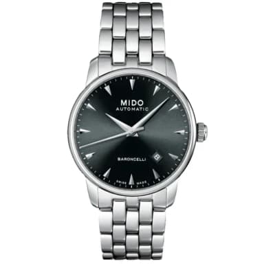 【MIDO 美度】永恆系列 黑 紳士 機械腕錶 母親節 禮物 推薦(M86004181)