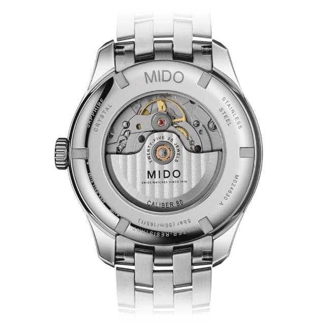【MIDO 美度】雋永系列 日曆機械腕錶 母親節 禮物 推薦(M0246301106100)