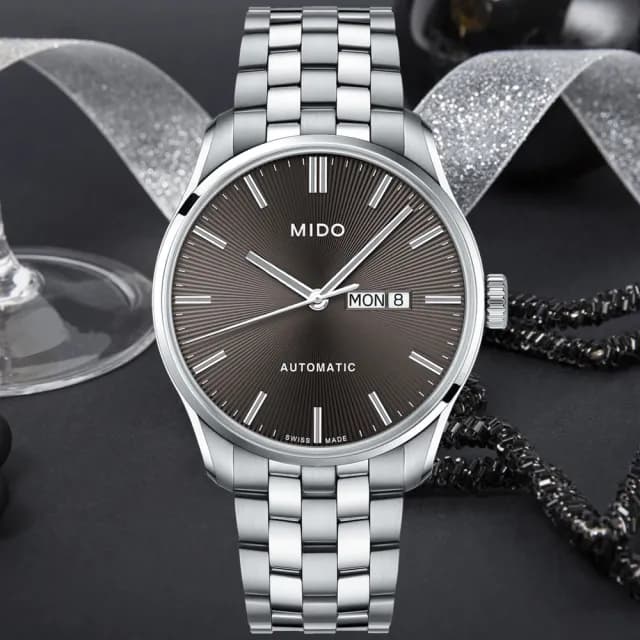 【MIDO 美度】雋永系列 日曆機械腕錶 七夕 情人節 禮物 送禮 推薦(M0246301106100)