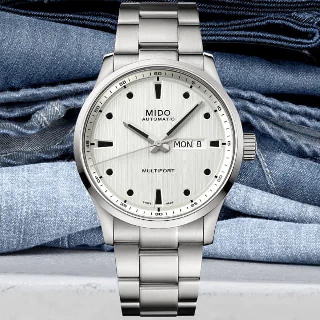 【MIDO 美度】先鋒系列 髮絲紋 機械腕錶 畢業禮物 送禮 推薦(M0384301103100)