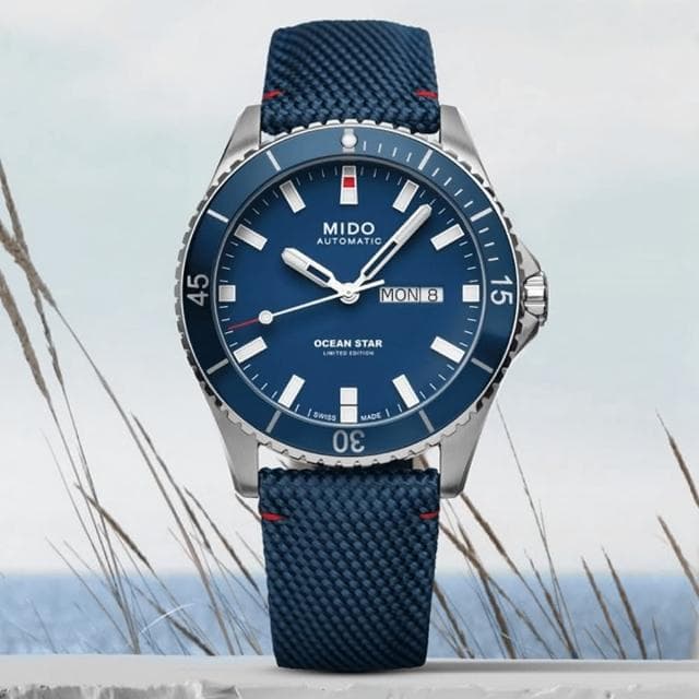 【MIDO 美度】OCEAN STAR 海洋之星 20周年限量 機械腕錶 母親節 禮物 推薦(M0264301704101)
