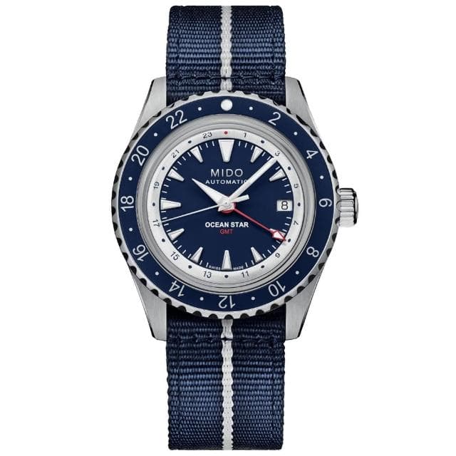 【MIDO 美度】OCEAN STAR GMT 海洋之星 特別版 GMT 機械腕錶 母親節 禮物 推薦(M0268291804100)