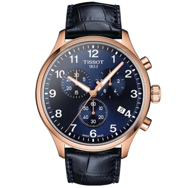 【TISSOT 天梭 官方授權】CHRONO XL 韻馳系列 三眼計時腕錶 父親節 禮物 送禮 推薦(T1166173604200)