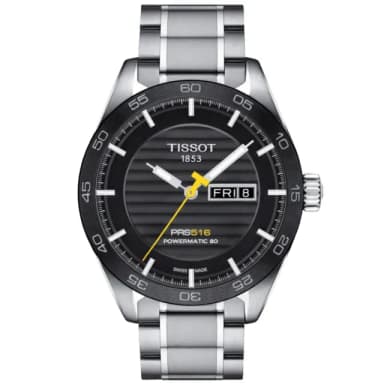 【TISSOT 天梭 官方授權】PRS516 經典運動機械腕錶 畢業禮物 送禮 推薦(T1004301105100)